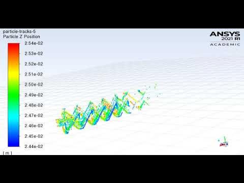 ANSYS Fluent particle tracking simulation 03 - YouTube