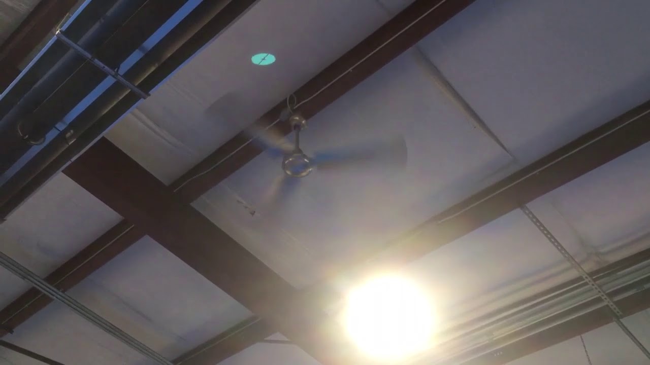 2 Wobbly Westinghouse Industrial Ceiling Fans Youtube