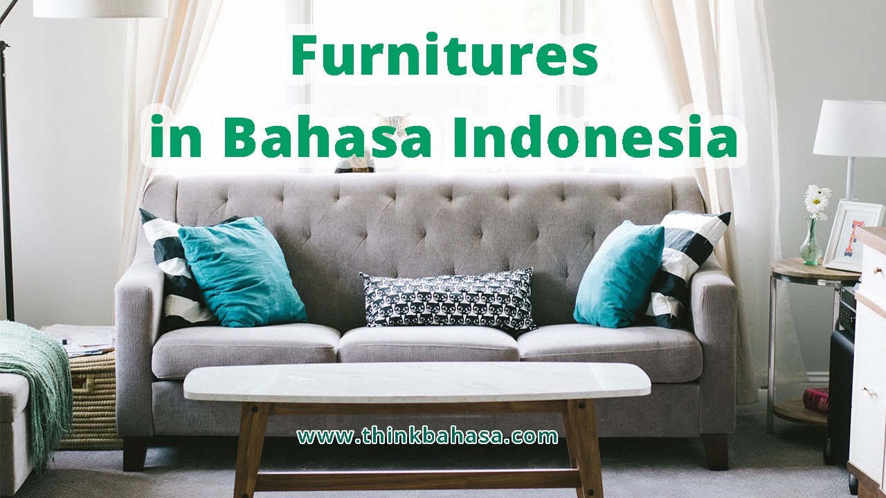 Furniture Vocabulary Learn Indonesian Vocabulary YouTube