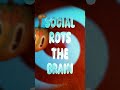 Social Rots the Brain | Animation Loop #3danimation #3dcompositing