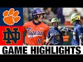 #2 Clemson vs Notre Dame  Highlights | NCAA Baseball Highlights | 2024 College Baseball