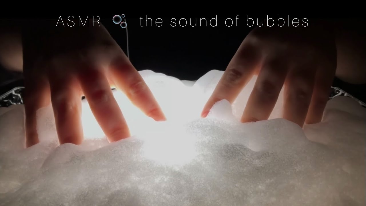 【ASMR】泡をさわる音🫧the sound of bubbles