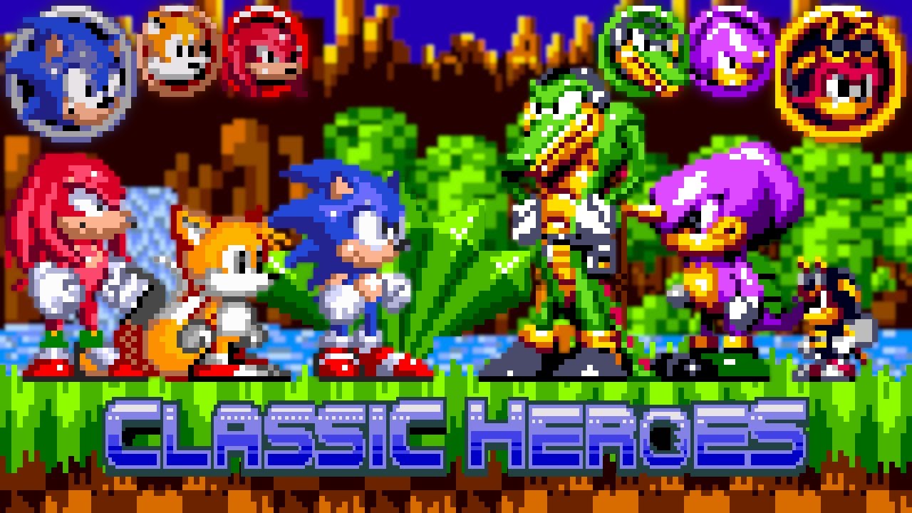 Sonic Classic Heroes - Speedrun 100% (Team Sonic) 