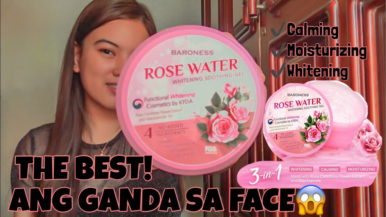 GRABE TO! ANG GANDA! BARONESS PH: ROSE WATER SOOTHING GEL  REVIEW || Mitch