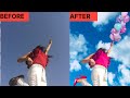 How to CLICK self portrait at HOME | How to EDIT pictures | How to Click Sky Pictures and Edit them