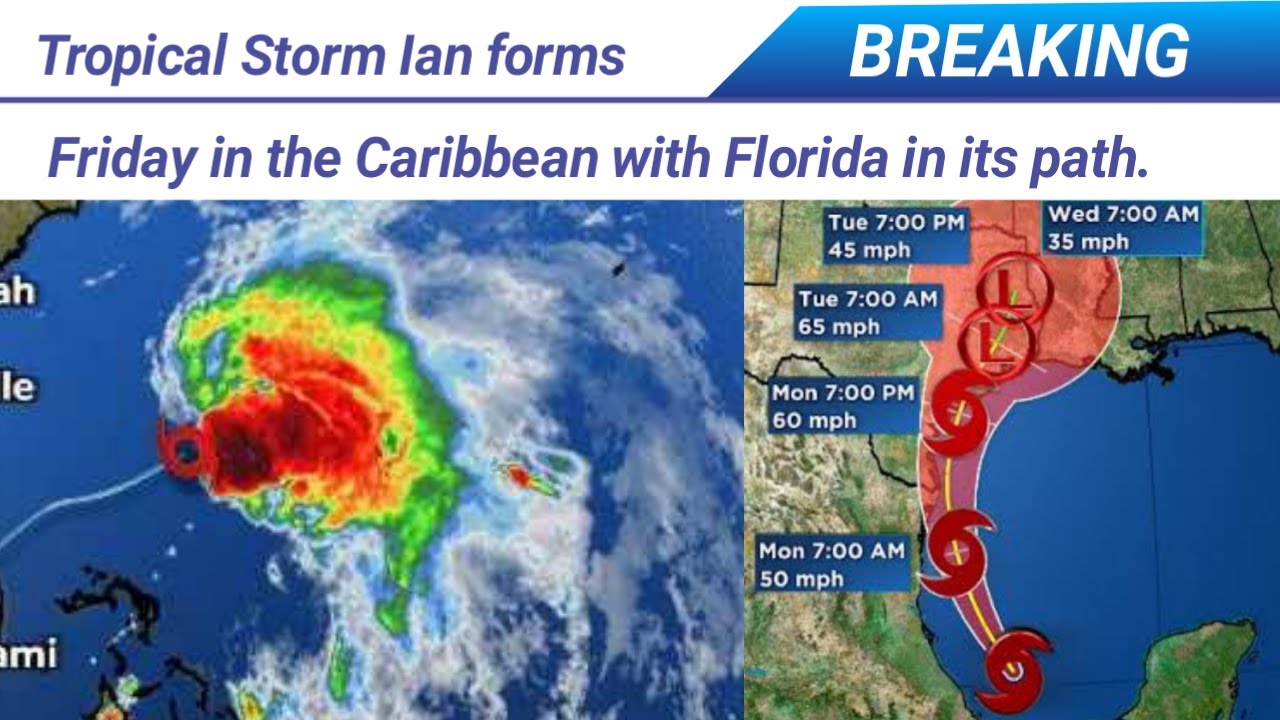 Tropical Storm Ian forms Friday in the Caribbean with Florida in its ...