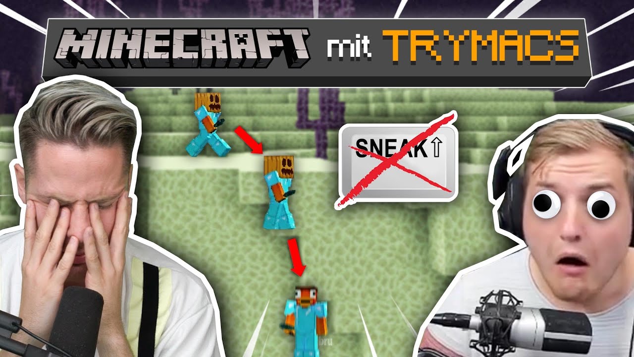 TRYMACS stribt den DÜMMSTEN MINECRAFT TOD im End.. Minecraft mit TRYMACS!
