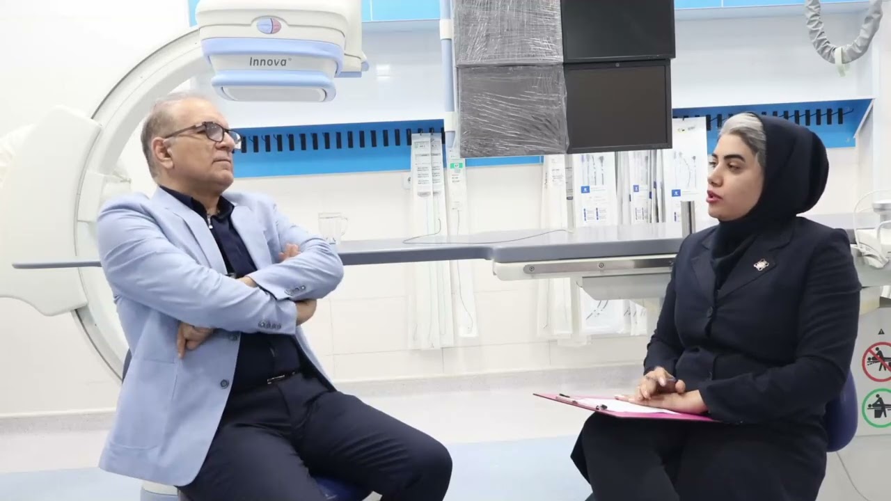 توضیحات دکتر بهزاد عظیم زاده در خصوص آنژیوگرافی   