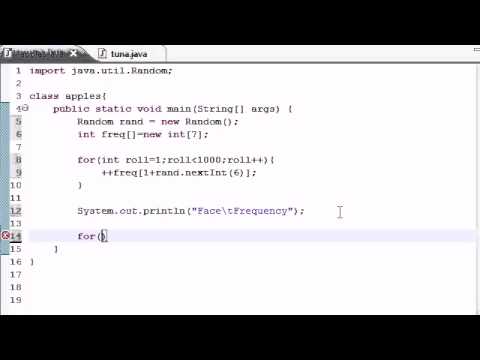 Java Programming Tutorial   30   Array Elements as Counters