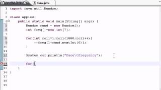 Java Programming Tutorial   30   Array Elements as Counters