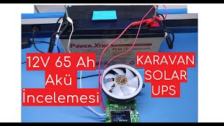 12V 65 Ah Karavan Aküsü İncelemesi (Karavan Solar ve UPS için) Resimi