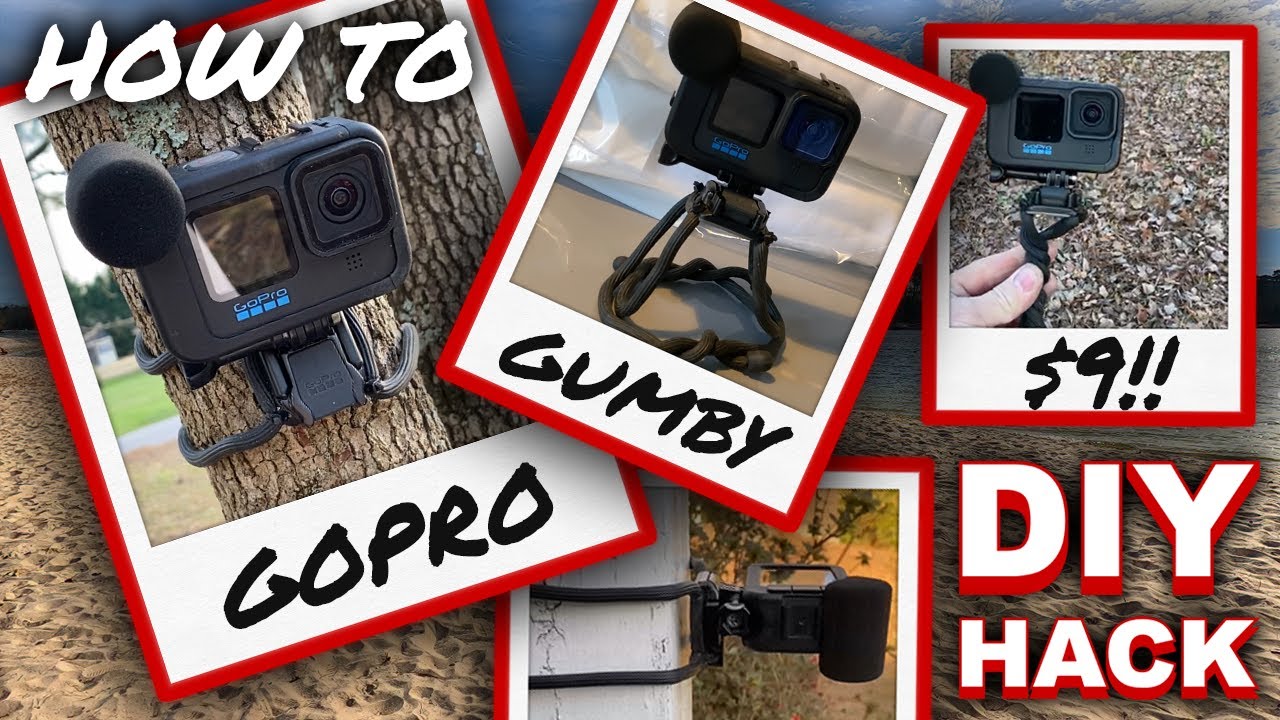 GoPro GUMBY mount DIY HACK for 9!! YouTube