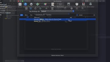 Xcode Shortcuts Adding Refactoring shortcut