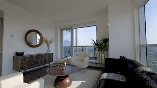 West Village Towers East Block - Floor Plan G - 3 Bed / 2 Bath ( Calgary Luxury Apartment Rentals )