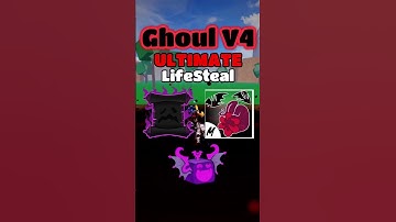 Ghoul V4 Super LIFESTEAL Combo #bloxfruits #roblox
