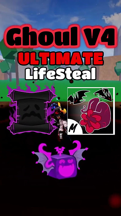 Ghoul V4 Super LIFESTEAL Combo #bloxfruits #roblox