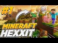 HEXXİT MİNECRAFT SERİSİNE BAŞLIYORUZ [KLASİK İLK GÜN]