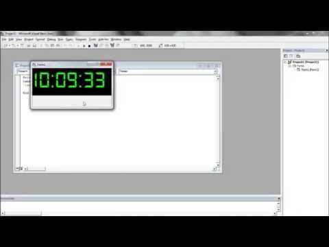 How to make a Advanced Digital Clock using VB6