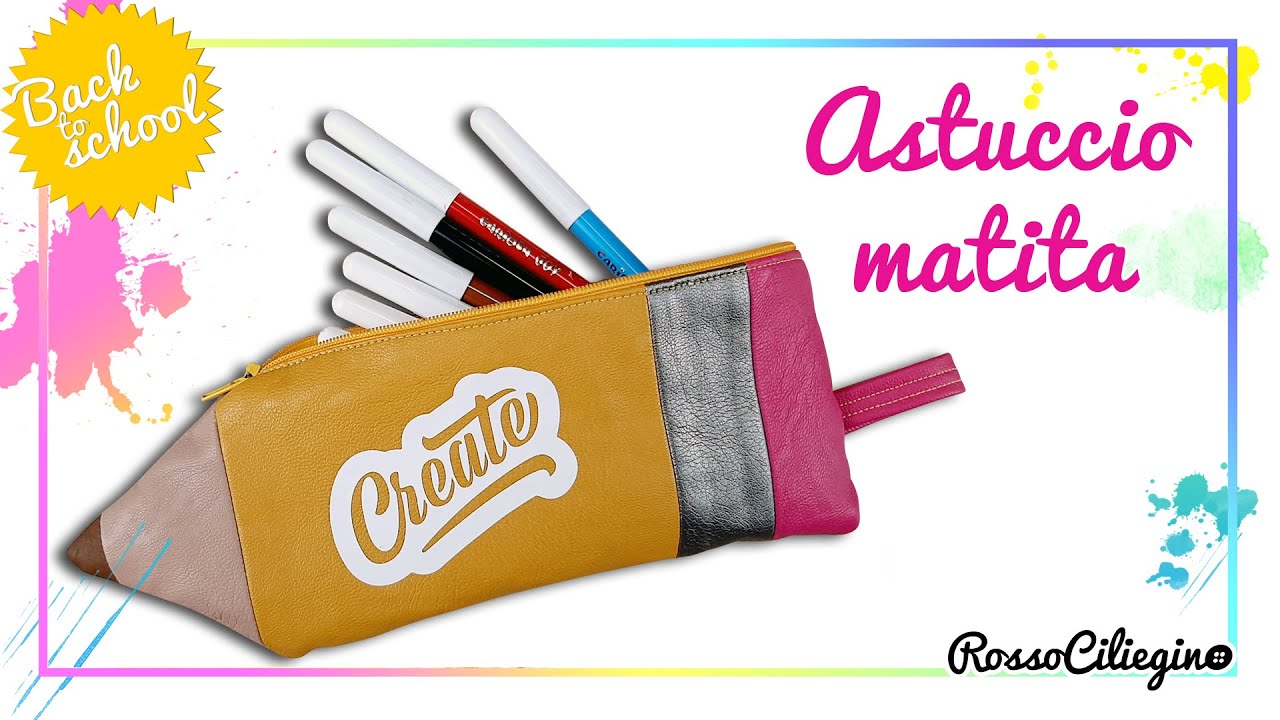 Astuccio matita con cerniera 