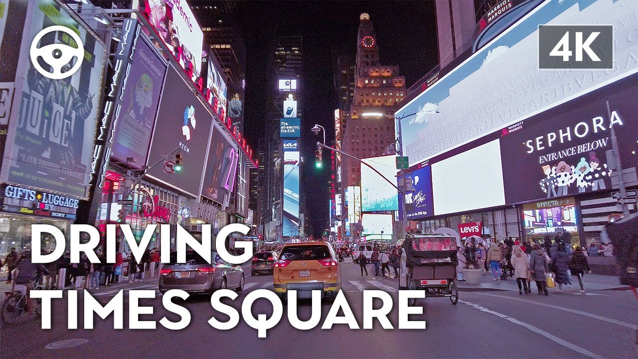 Quick Drive through Times Square | Driving NYC [4K]