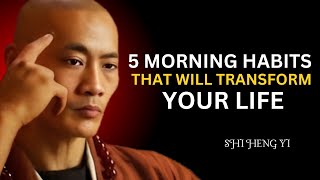 5 Morning Habits That Will Transform Your Life 💪☀️ | Shi heng yi