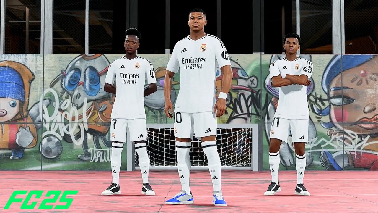 FC 25 VOLTA - Mbappe Vinicius Rodrygo vs Lewandowski Raphinha Pedri - Volta 3v3