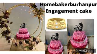 Engagement special cake / two tier cake/wedding cake