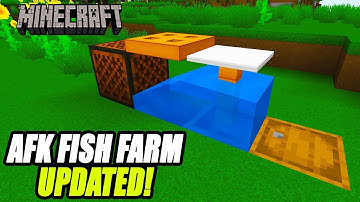 Minecraft 1.14.4 AFK Fish Farm EASY Tutorial