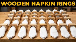 NAPKIN RINGS DIY I ❤ WOOD | DIY Decor Ideas