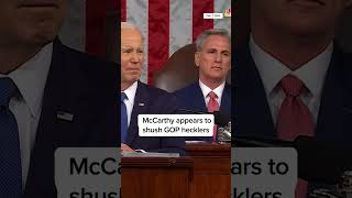 #mccarthy appears to shush #GOP hecklers