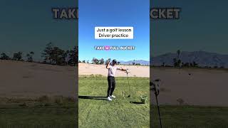 How to practice driver #golf #golftips #golfswing #golflife