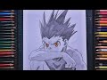 How To Draw Gon Freecss Hunter X Hunter Anime Drawing Step By Step 