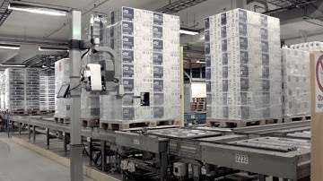 Pallet Labelling by Evolabel