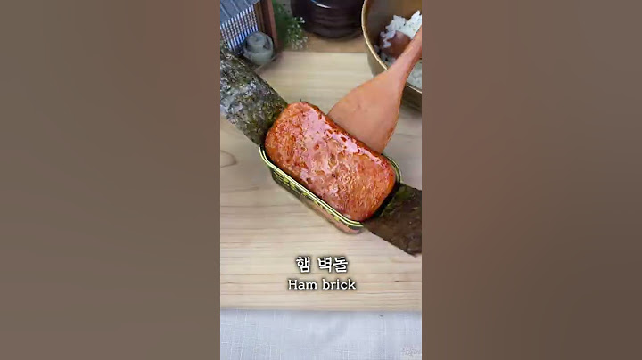 SUB) How to make spam cheese square kimbap! kimbab gimbap recipe