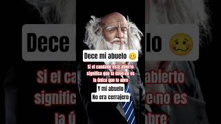 Dice mi abuelo 🥸🍷 #factoshorts #chatgpt #facts #humor #consejos