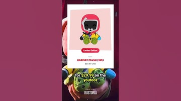 New Hazmat plushy (IRL + in-game item) now available! 🧸