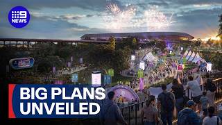Victoria Park masterplan for Brisbane 2032 unveiled as costs stay hidden | 9 News Australia