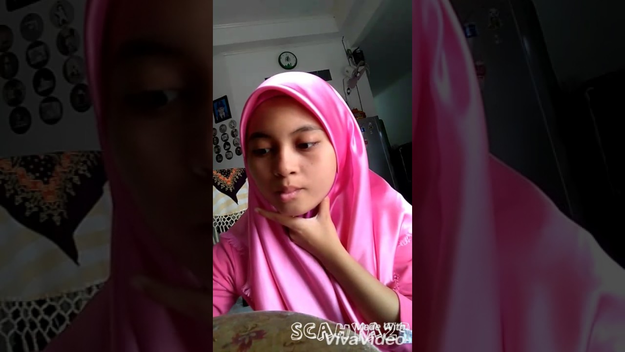 Tutorial Hijab Segi Empat Bahan Satin YouTube