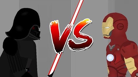 Darth Vader VS Iron Man (stick nodes animation)
