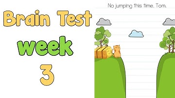 Brain Test Week 3 No jumping this time Walkthrough Solution