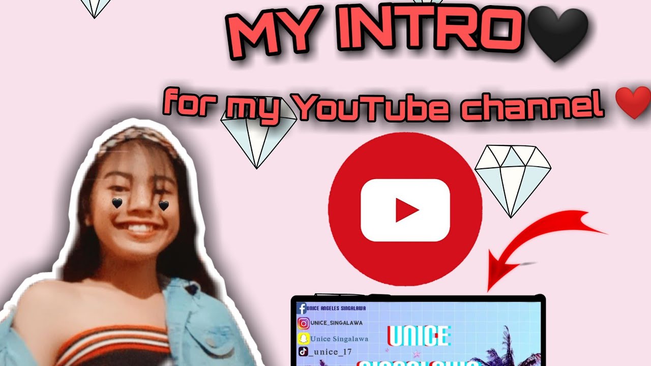 My first intro for my YouTube channel ️ - YouTube