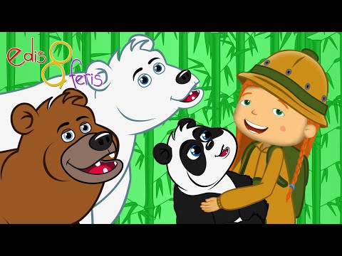 Kutup Ayısı Panda ve Boz Ayı | Yeni Şarkı | Edis ile Feris Çizgi Film Çocuk Şarkıları Videoları