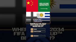 35 days until the FIFA World Cup on FOX! Where is the 2034 FIFA World Cup being held ⁉️🌎🏆