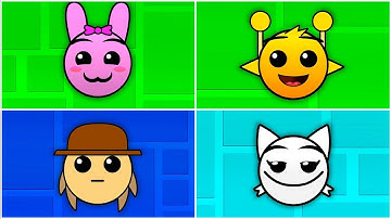 All Fire In The Hole Normal and Reverse | Geometry Dash