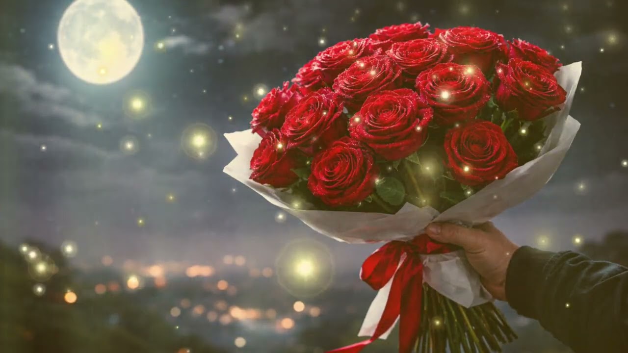 Букет красных роз, запах красных роз