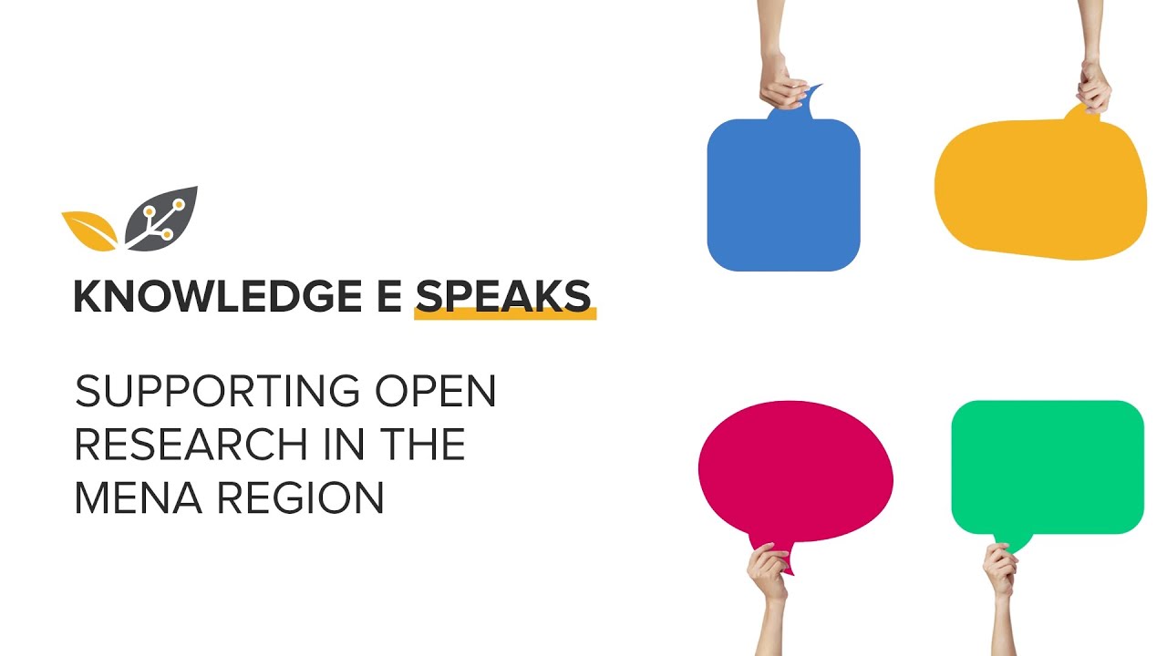 Knowledge E Speaks: Supporting Open Research in the MENA region - YouTube