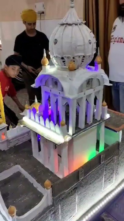 artificial model of gurudwara sahib #shortvideo #shorts #like #views # ...