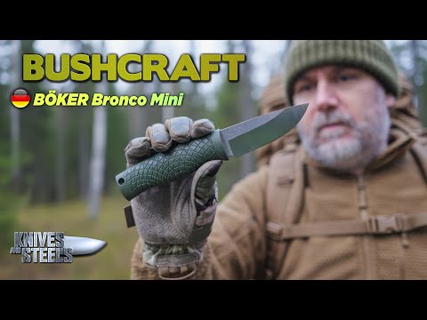 Ніж Boker Bronco Mini OD Green, видео 1