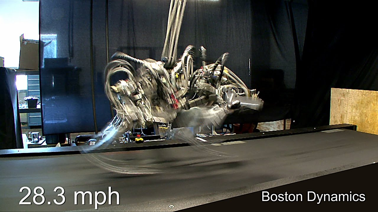 boston dynamics running robot