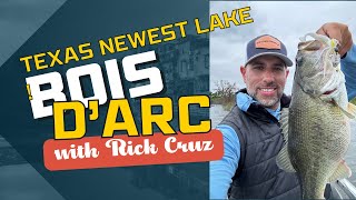 We lost a giant bass on Bois D’Arc! Here’s our fishing report for the lake for opening weekend.